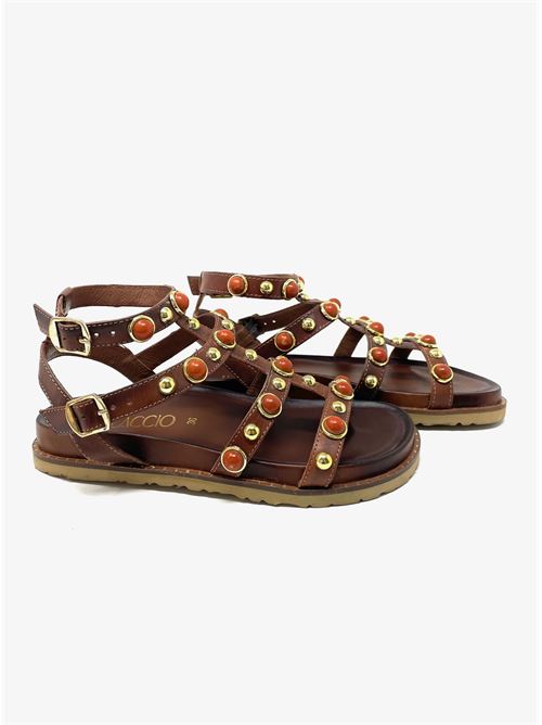 Sandalo listini con perline donna IL LACCIO | F110BRUSHEDBEIGE